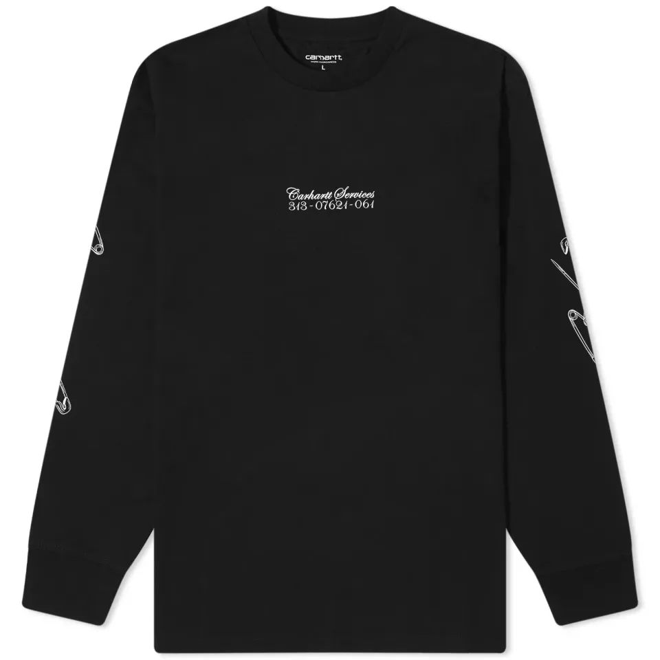 Long Sleeve Safety Pin T-Shirt