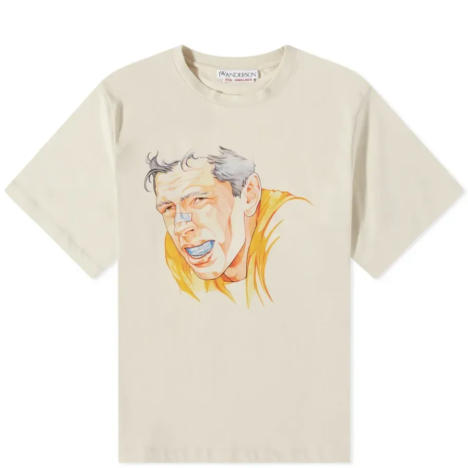 Oversize Rugby Print T-Shirt