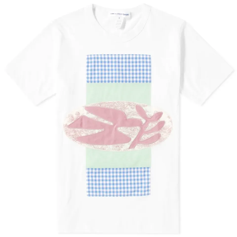 Comme des Garcons SHIRT x Alexis Beauclair Gingham Shield Tee