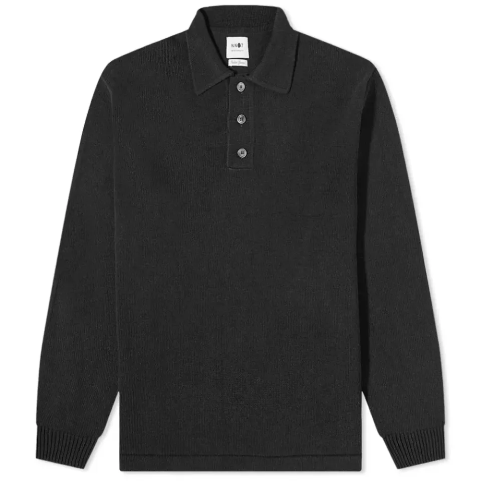 Long Sleeve Vito Knitted Polo