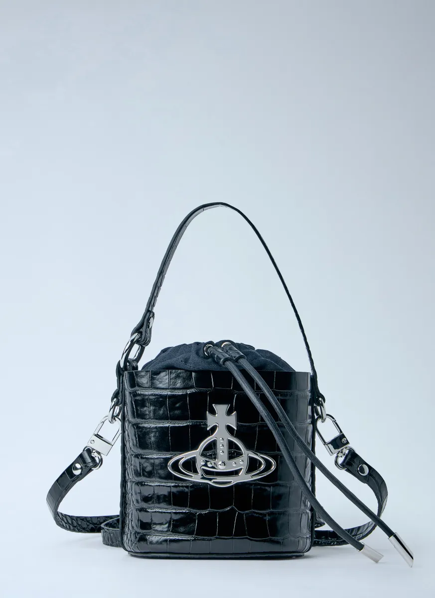 Daisy Drawstring Bucket Bag