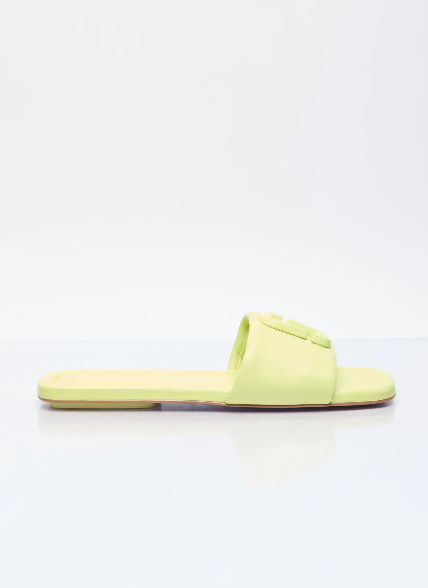 The J Marc Leather Slides