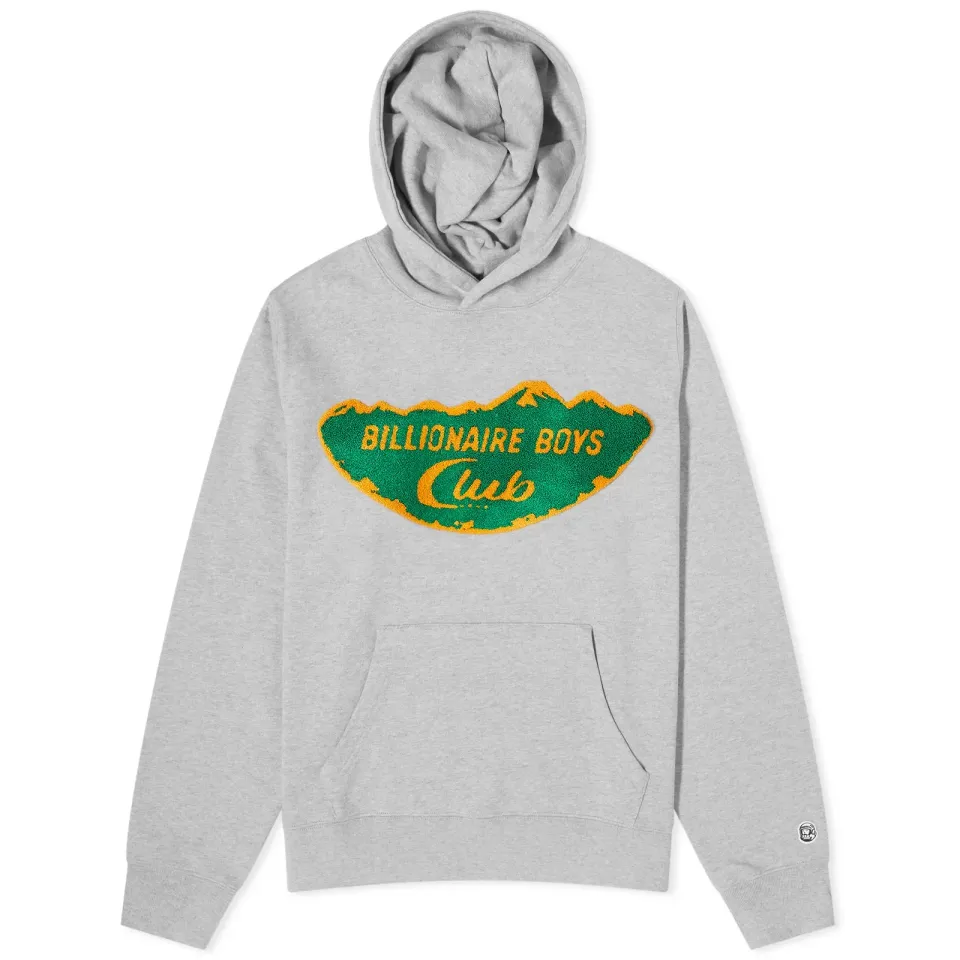 Chenille Mountainscape Popover Hoodie