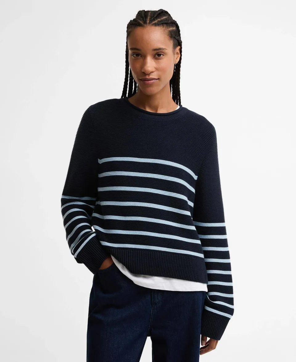 Hinton Striped Crew Neck Jumper