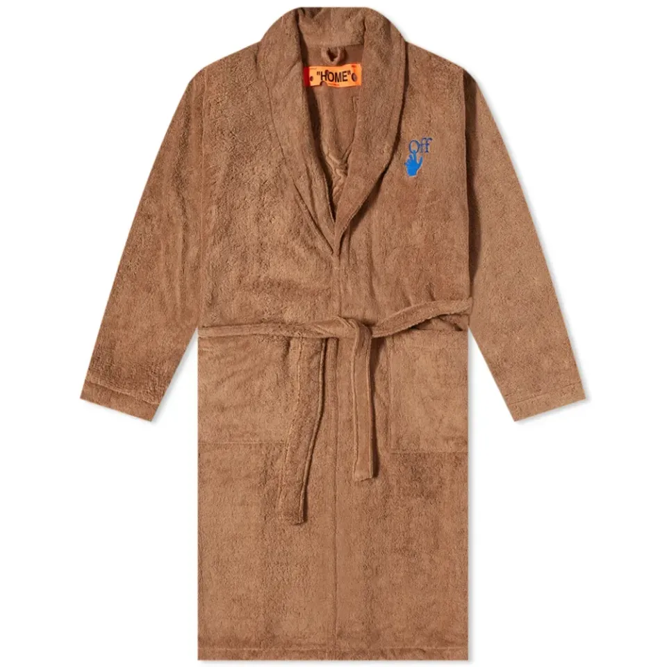 Swimming Man Logo Bathrobe