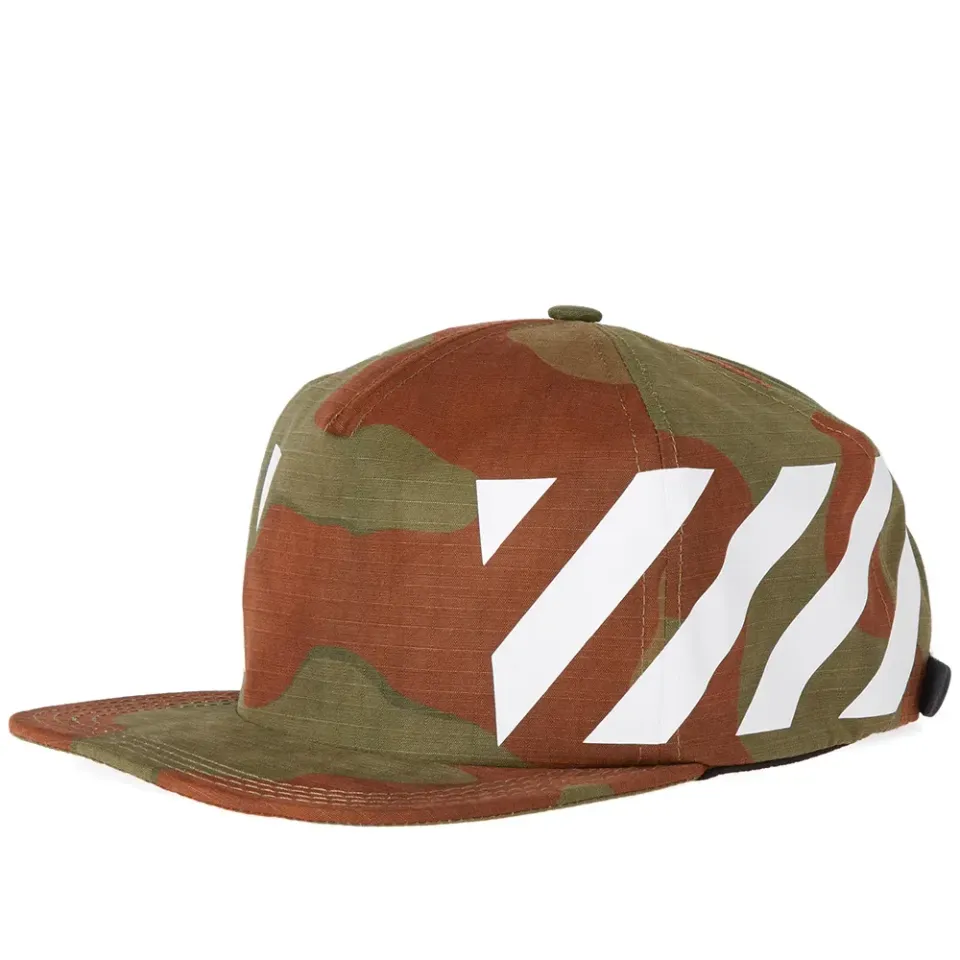 Diagonal Camouflage Cap