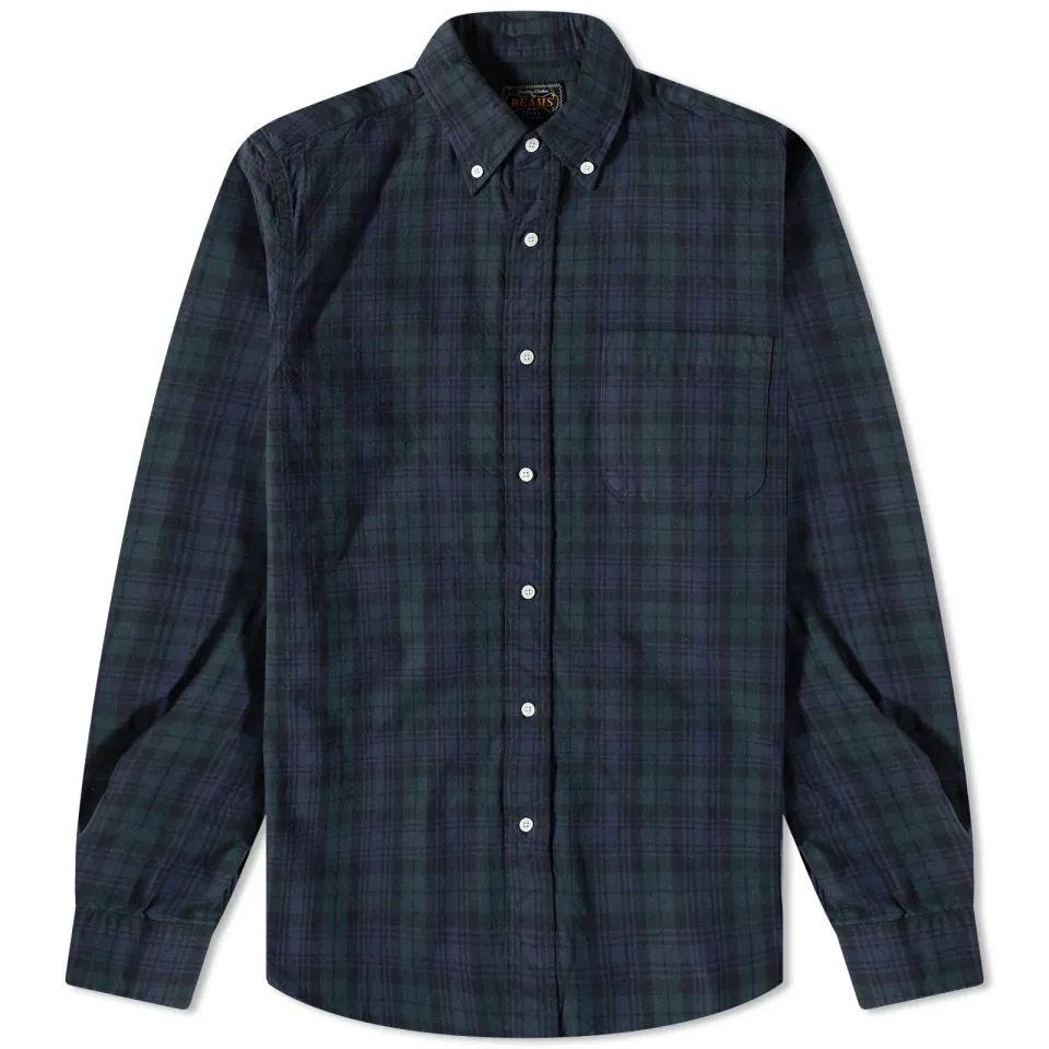 Indigo Tartan Check Shirt