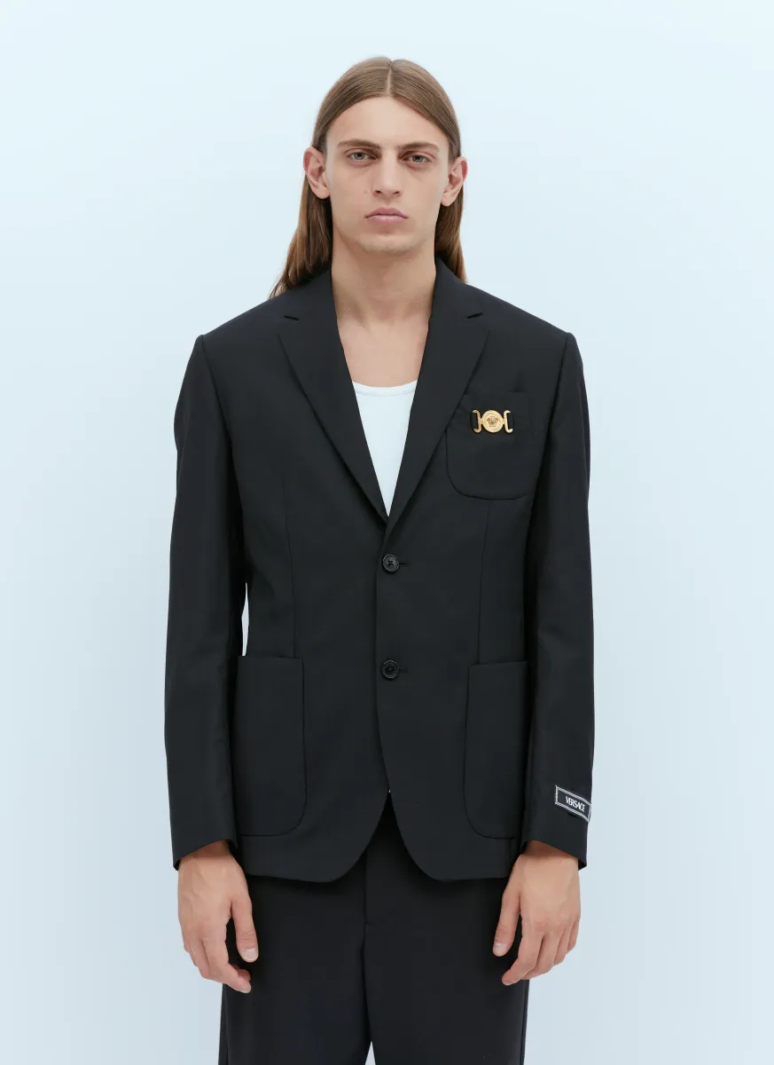 Medusa Biggie Single Breasted Blazer