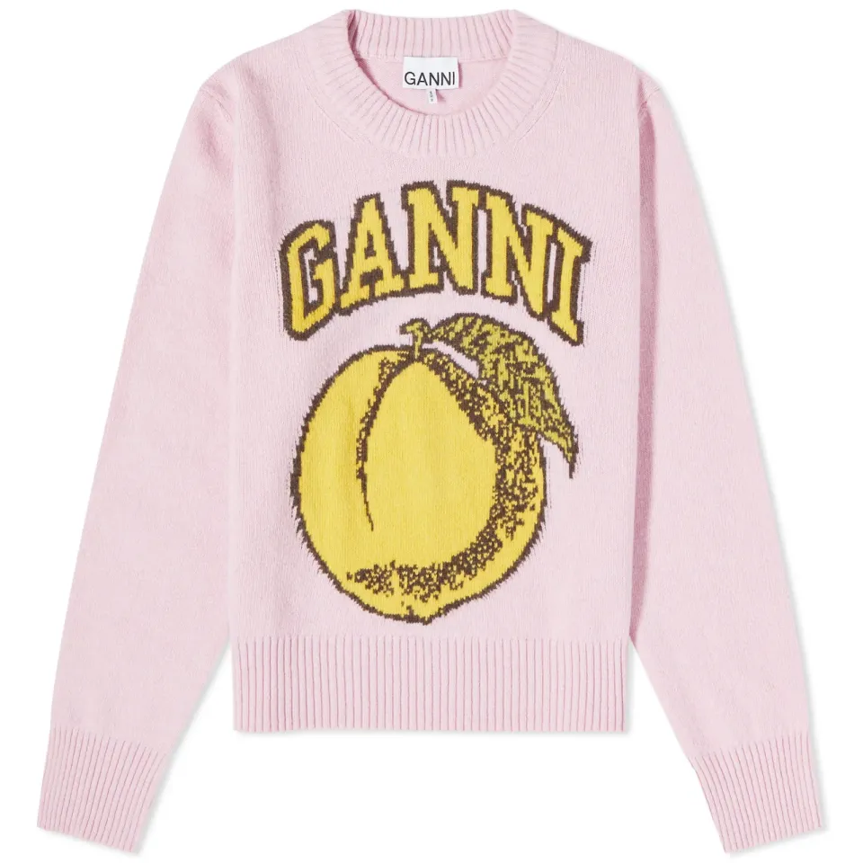Graphic O-Neck Pullover
