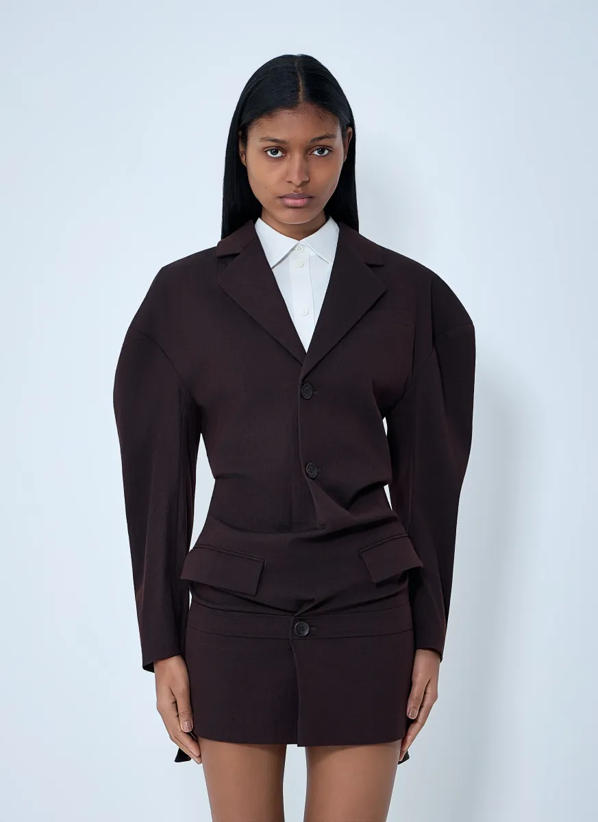 Tailored Blazer Mini Dress