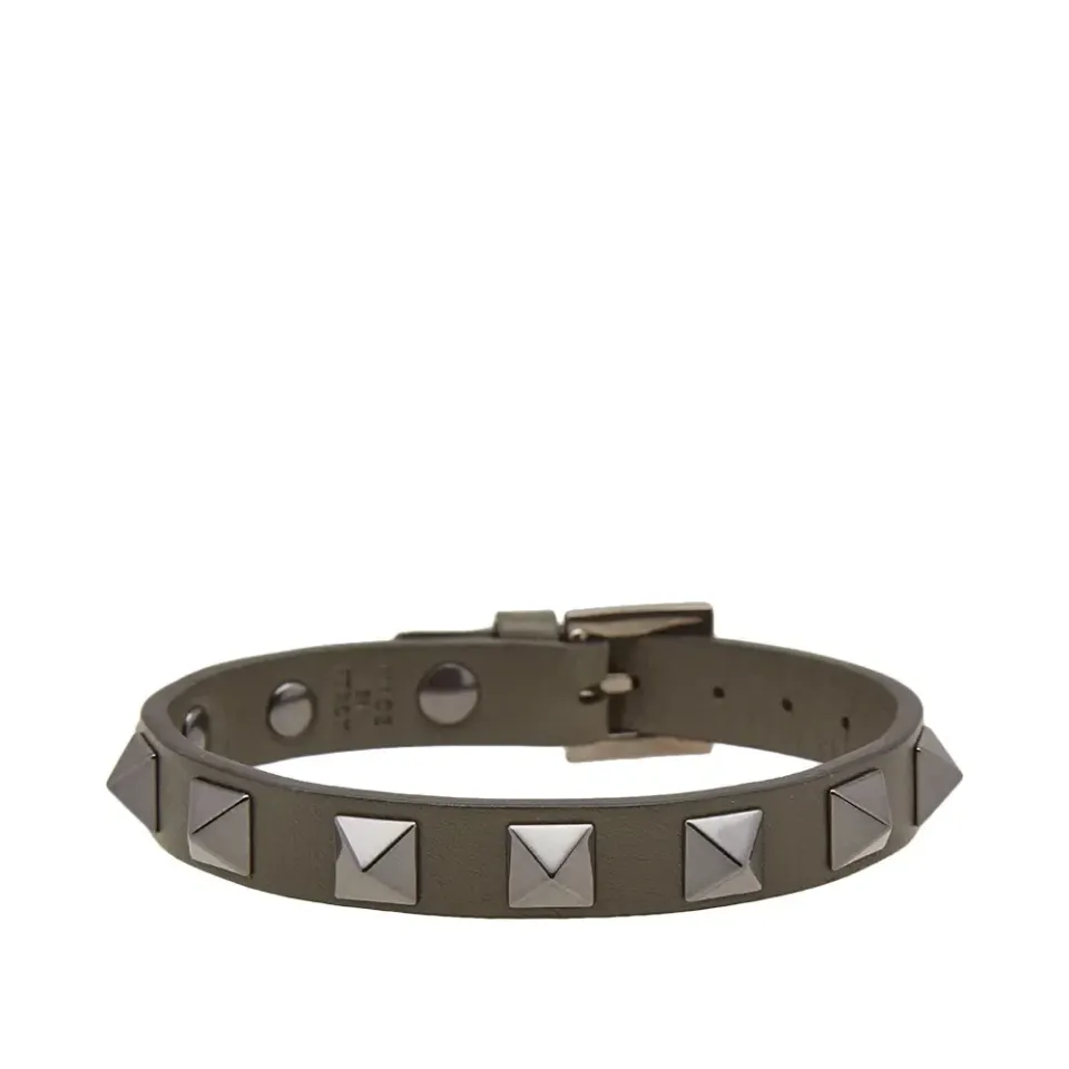 Leather Rockstud Bracelet