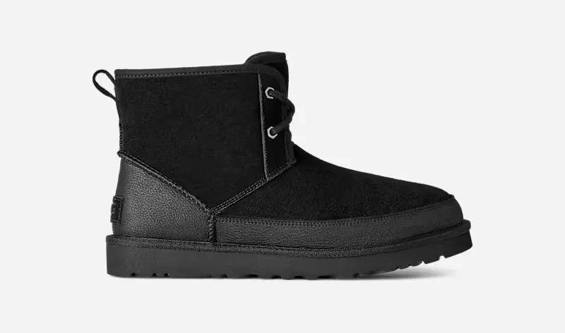 Classic Mini Lennox Lace Up for Men, Leather/Polyester/Cotton