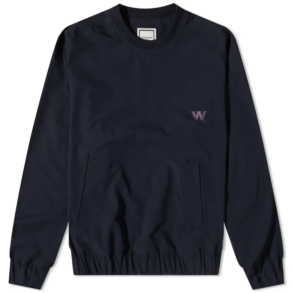 Back Logo Nylon Sweat