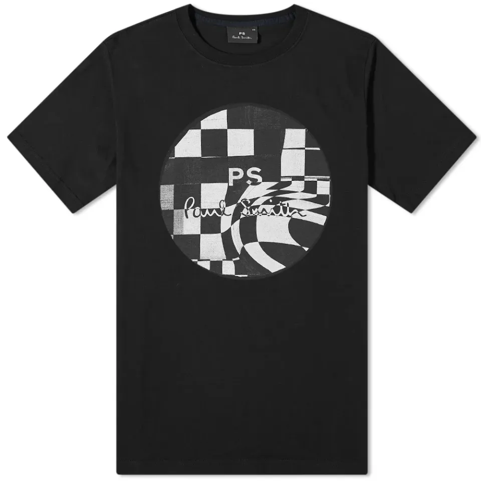 Checked Circle Logo Tee