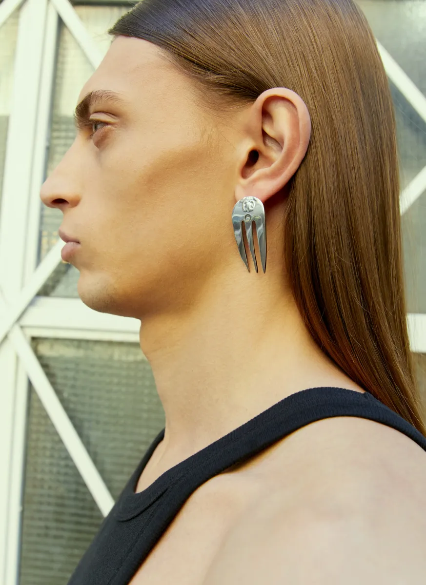 Regenarated Forks Earrings