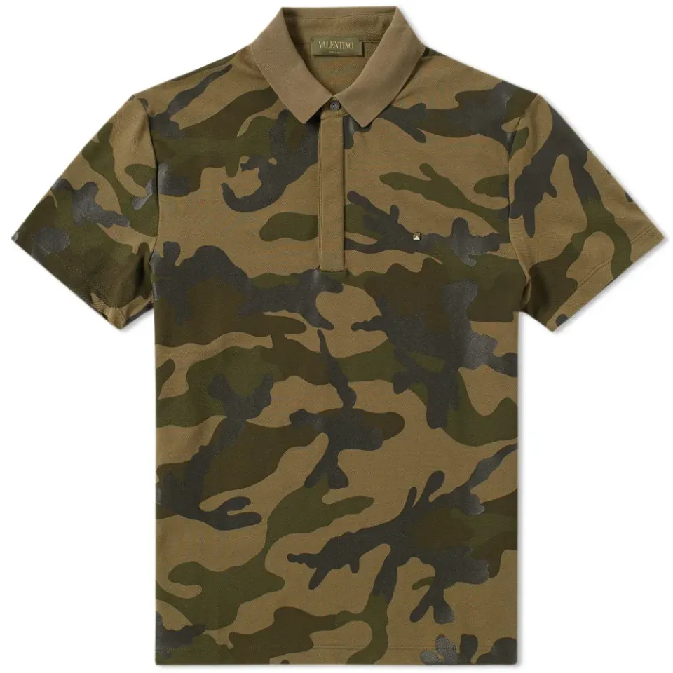 Bonded Camo Polo
