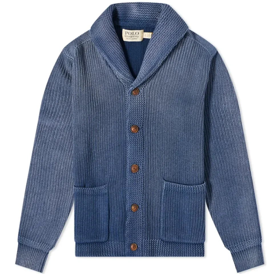 Washed Shawl Cardigan