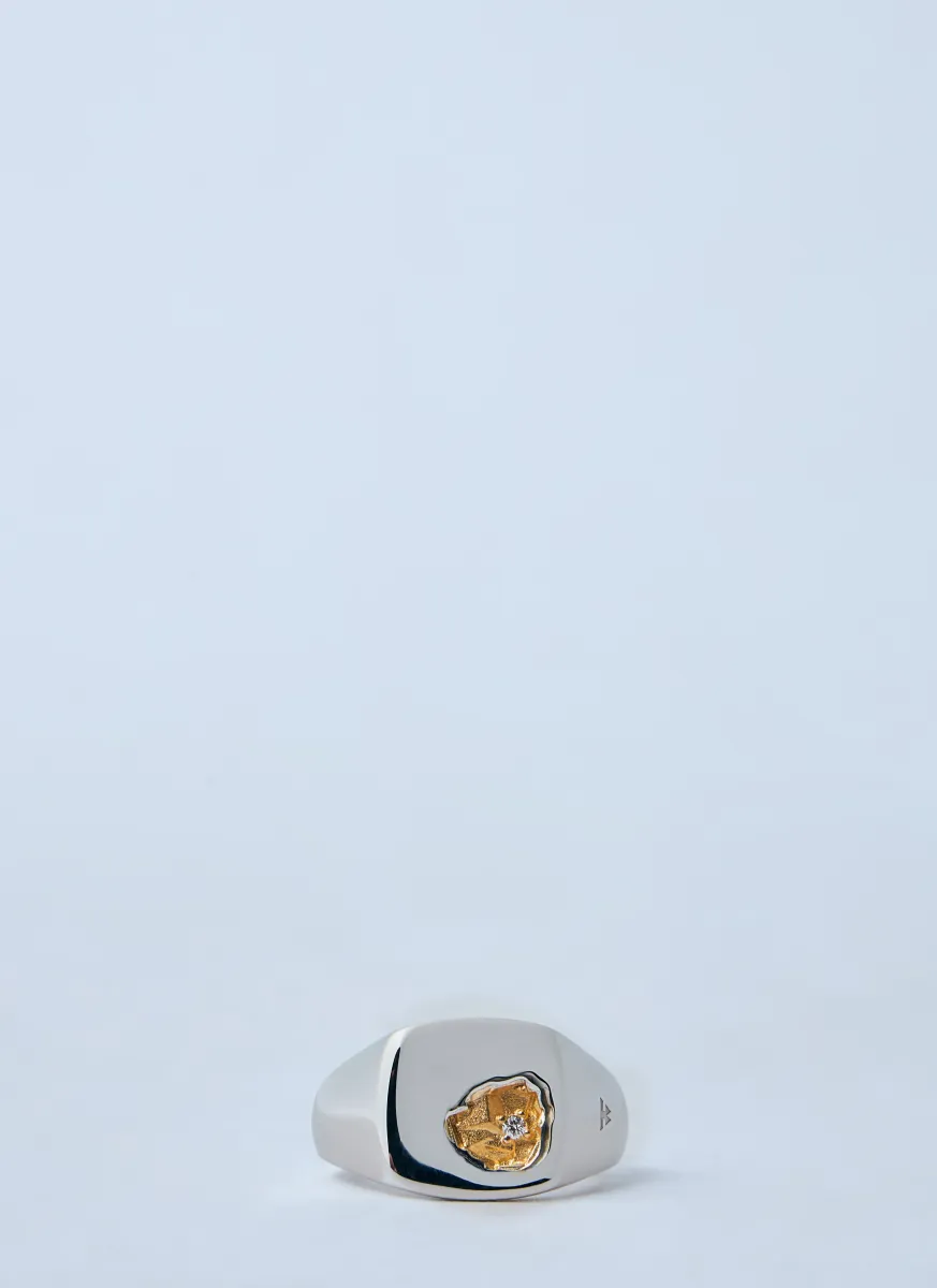 Small Mined Ring Diamond