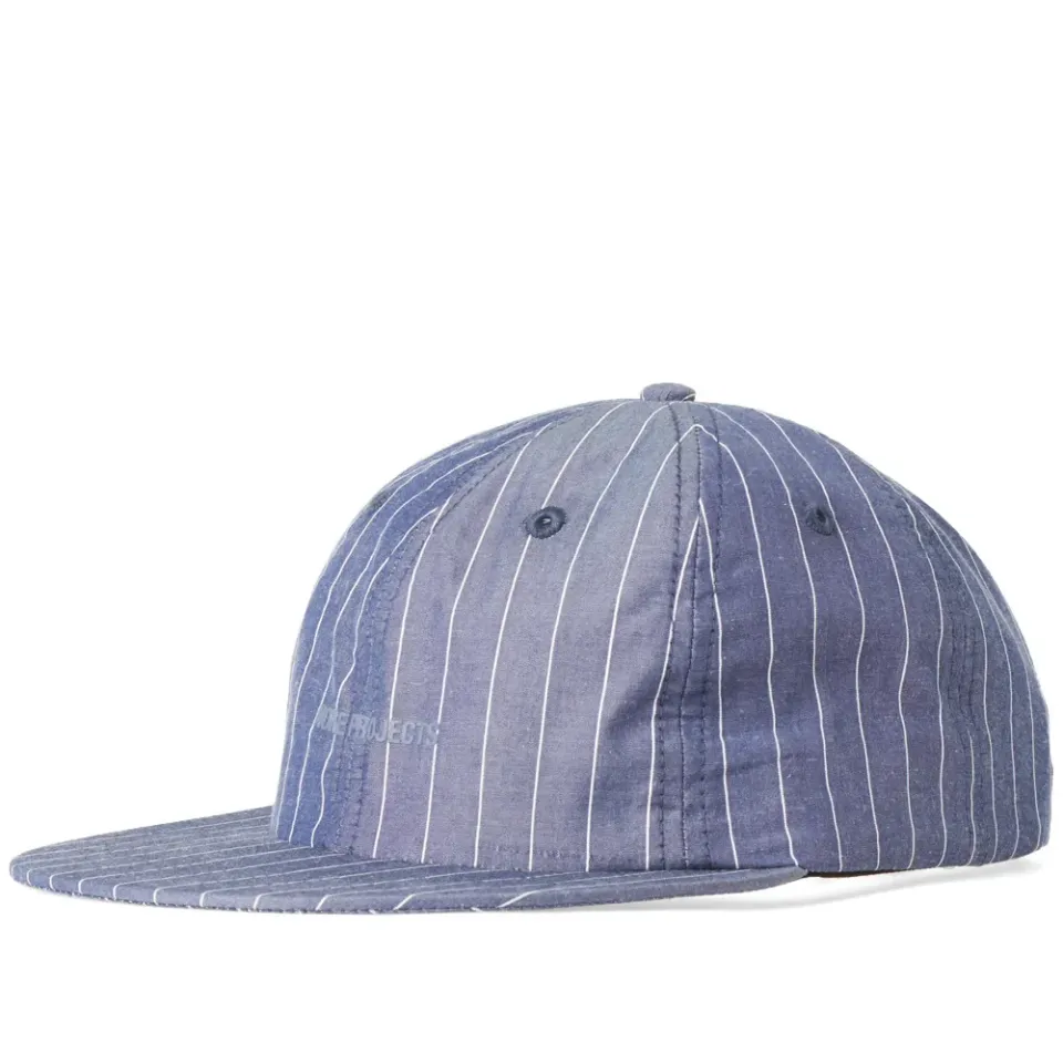 6 Panel Fine Stripe Cap