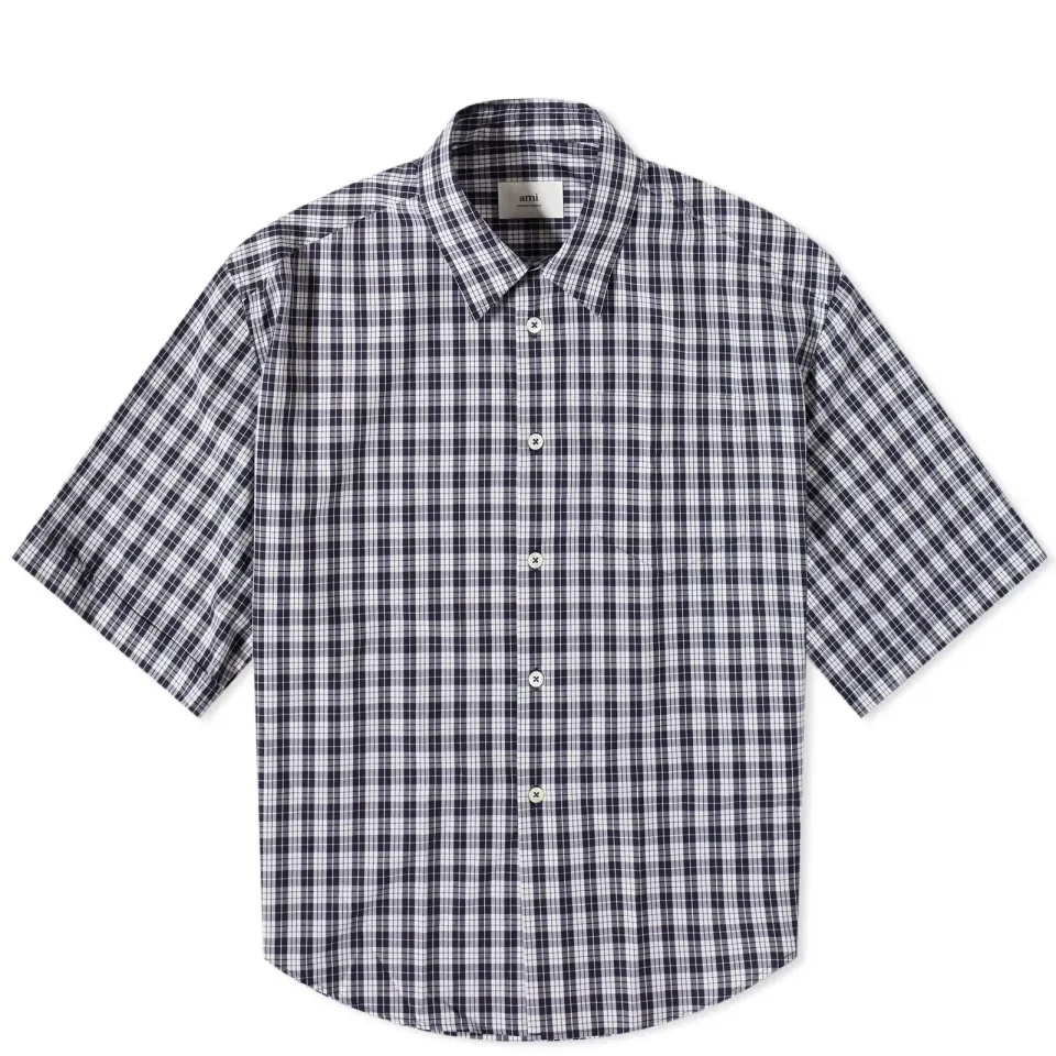 AMI Check Short Sleeve Shirt