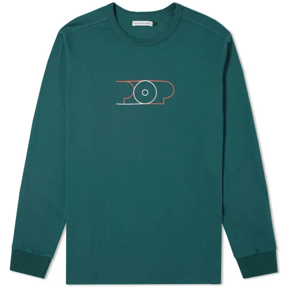 Long Sleeve Lines Logo Tee