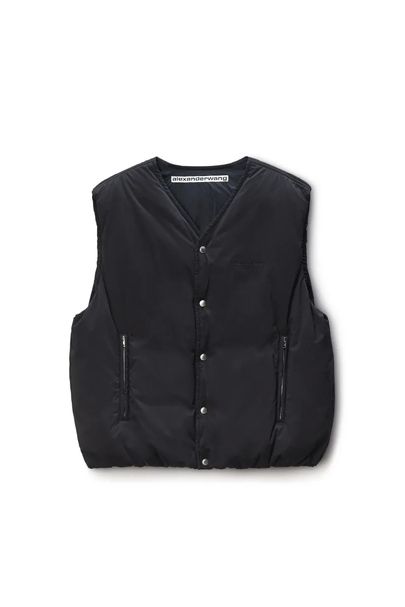 Moto Puffer Vest