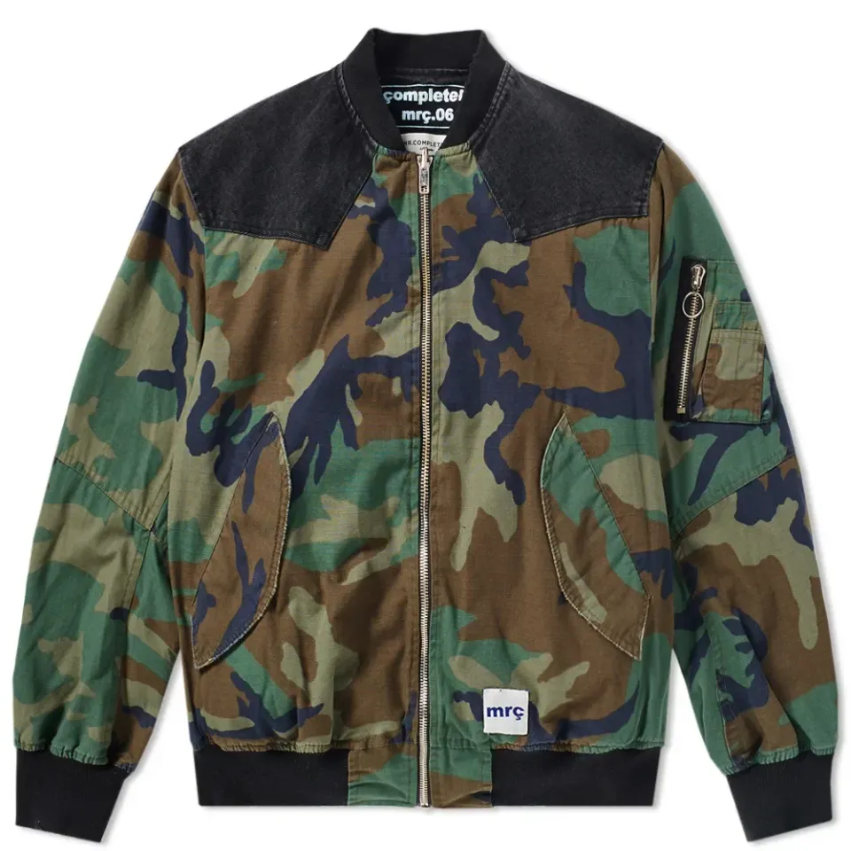 Camo Reversible Bomber Jacket
