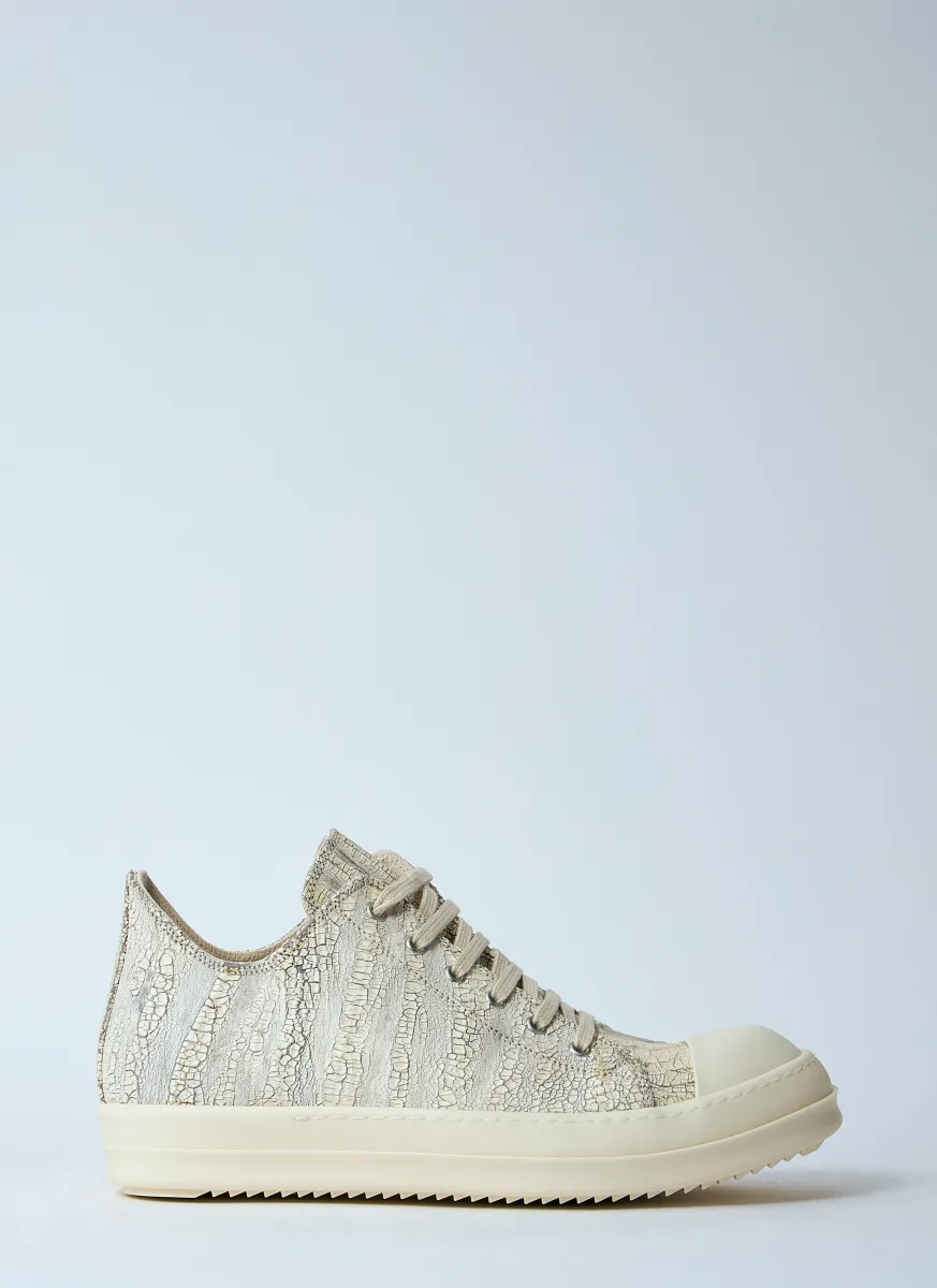 Low-Top Coated Sneakers