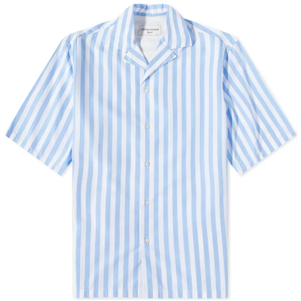 Eren Short Sleeve Stripe Shirt