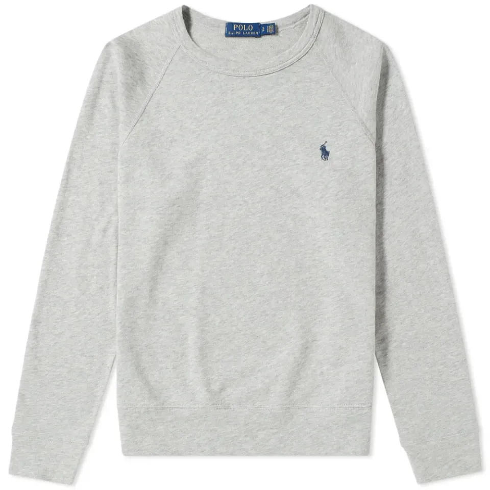 Washed French Terry Crew Sweat