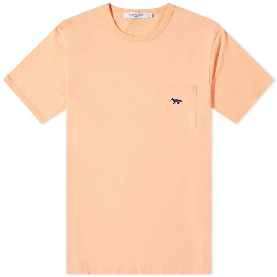 Maison Kitsuné Navy Fox Patch T-Shirt
