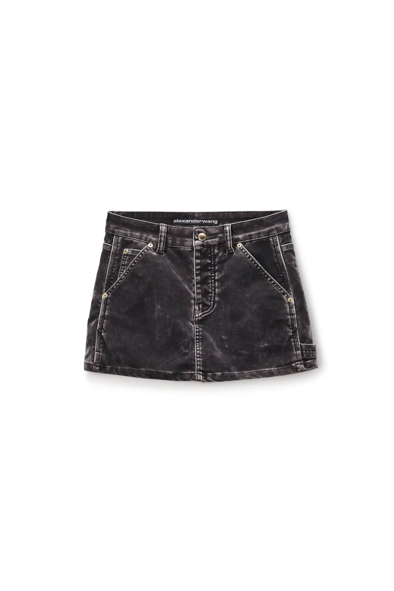 Flocked Carpenter Skort