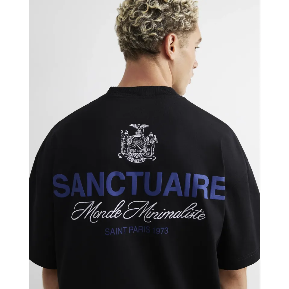 Oversized Fit Sanctuaire Crest T-Shirt