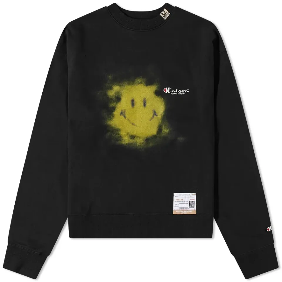 Smiley Face Crew Sweat