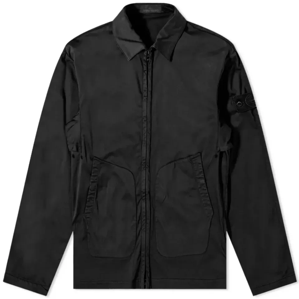 Ghost Stretch Cotton Shirt Jacket
