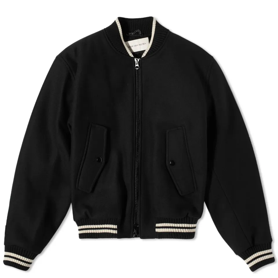 Vellow Wool Bomber Jacket