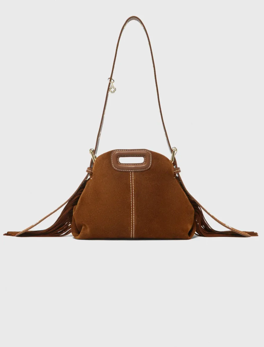 Topstitched suede Miss M Mini bag