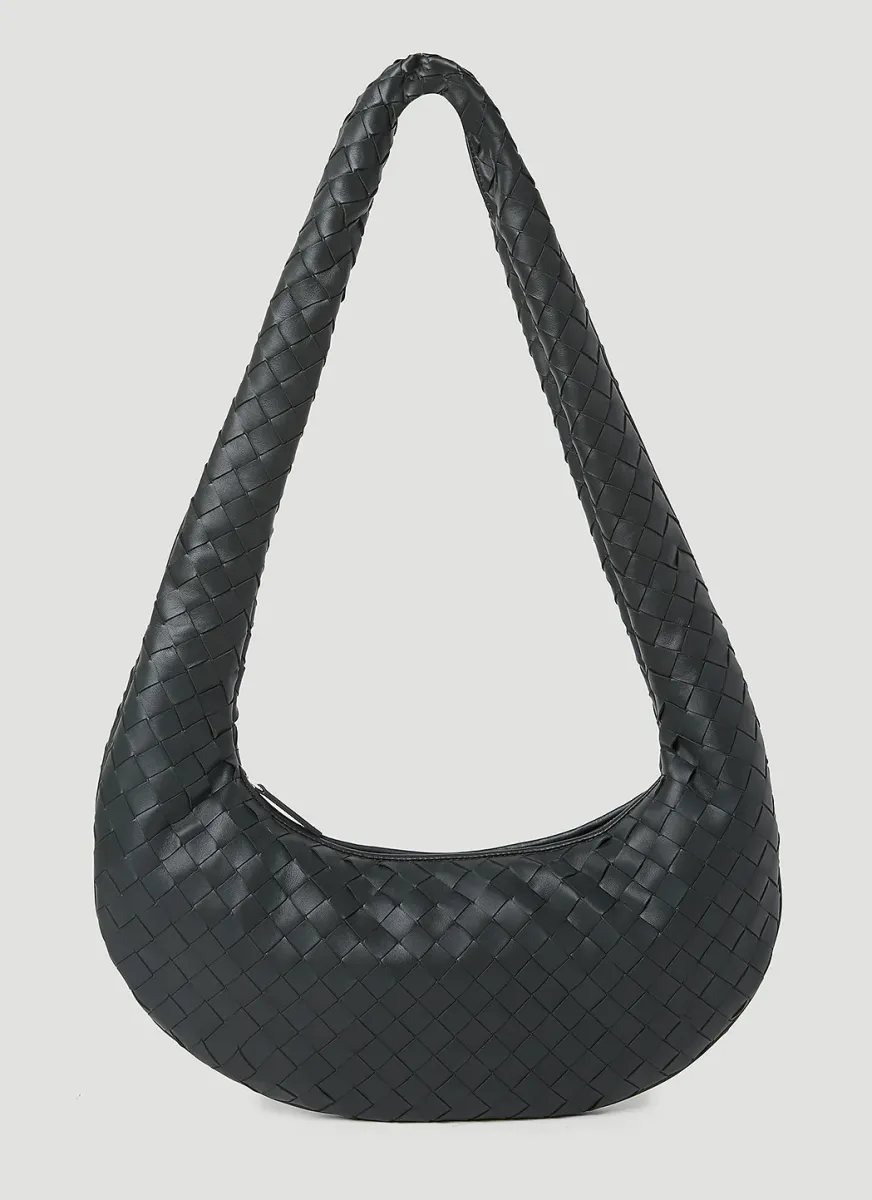 Intrecciato Leather Crossbody Bag
