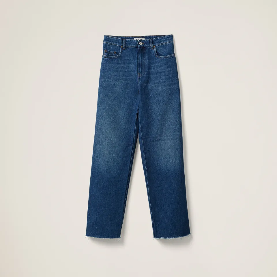 Five-pocket denim jeans