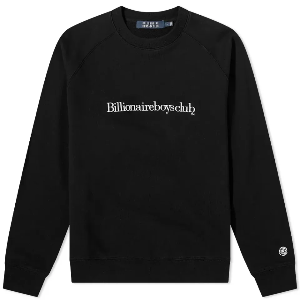 Embroidered Serif Crew Sweat