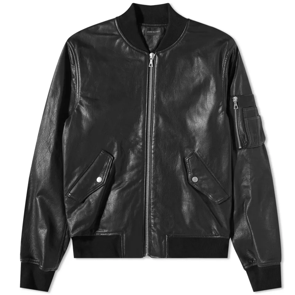 Leather Bogota Bomber Jacket