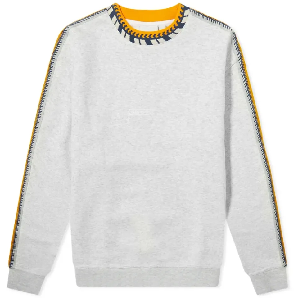 Rib Detail Crew Sweat