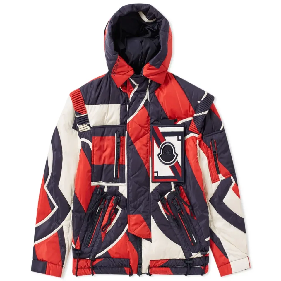 x Craig Green Patchwork Laplace Padded Hooded Jacket