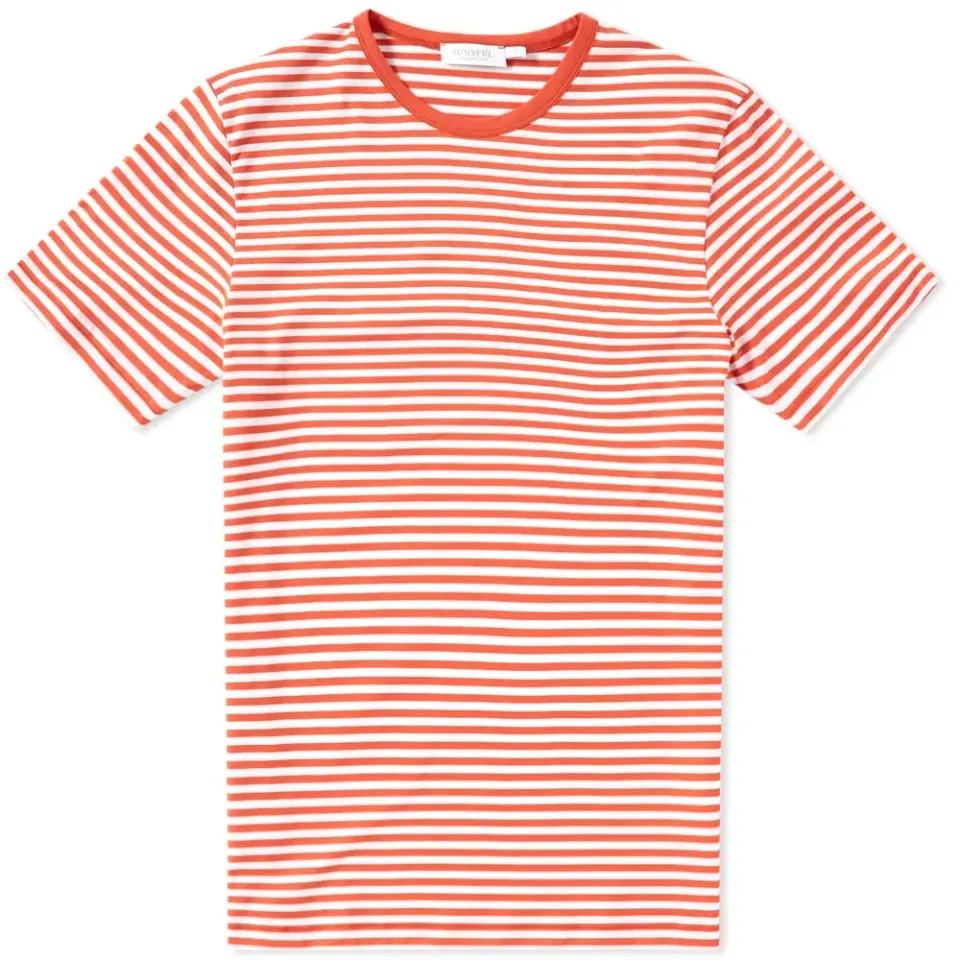 English Stripe Crew Neck Tee