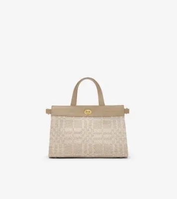 Small Cotswolds Tote in Natural beige - Women, Linen, Cotton