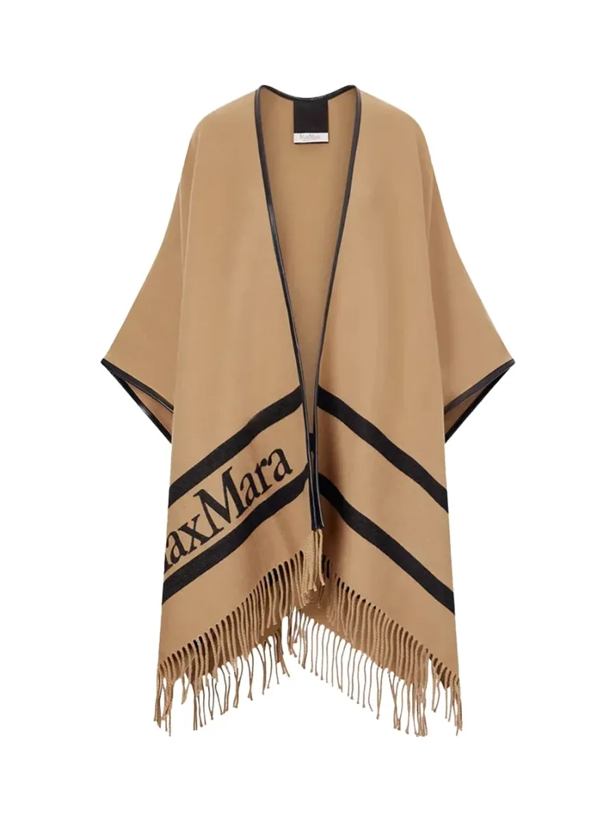 Mxaaris Wool Poncho Beige
