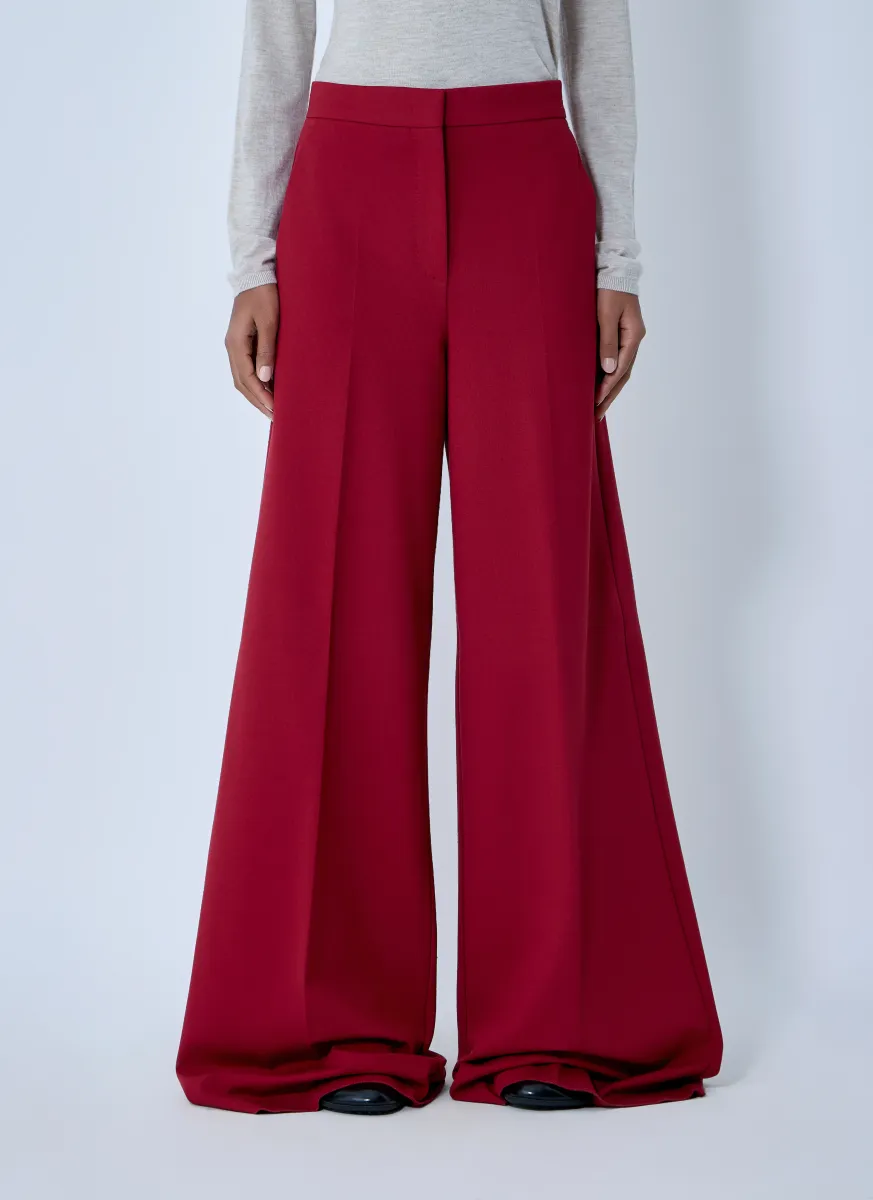 Wide-Leg Tailored Pants
