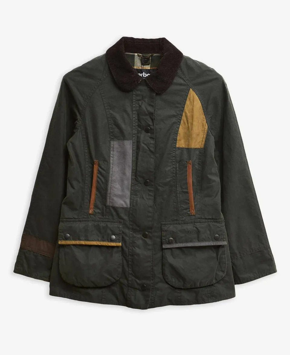 Re-Loved Beadnell Waxed Jacket - Size 10