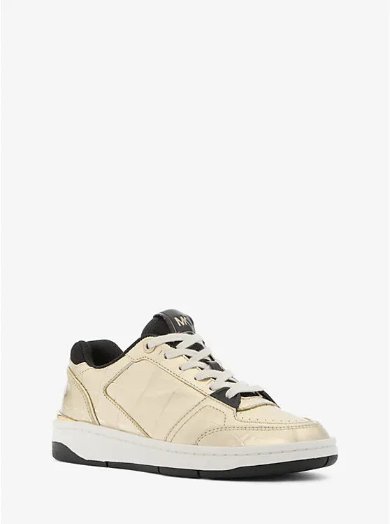 Rebel Metallic Crocodile Embossed Leather