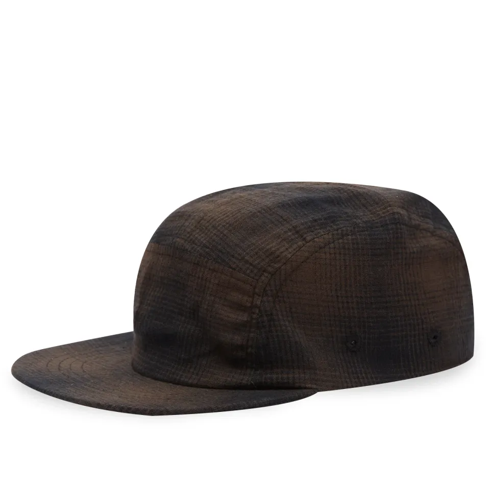 Checked 5 Panel Cap